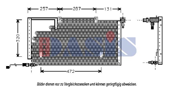 AKS DASIS kondensatorius, oro kondicionierius 482190N